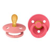 BIBS Colour Latex Symmetrisk Dusty Pink/Coral 2 pak - flere størrelser