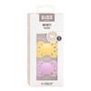BIBS Infinity Anatomisk silikon Pale Butter/Violet Sky 2-pakning - flere størrelser