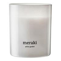 Meraki Duftlys White Garden - 200 g.