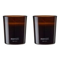 Meraki Duftlys Dark Wood - 60 g.