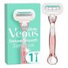 Gillette Venus Deluxe Smooth Sensitive Barberhøvel Rosa - 1 stk.