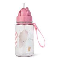 SARO BABY Drikkeflaske m. Sugerør - Pink - 1 stk