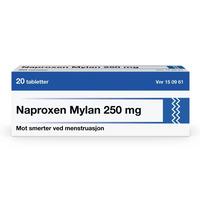 Naproxen Mylan tab 250mg - 20 stk