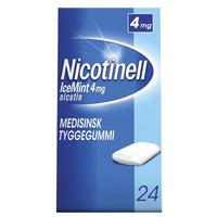 Nicotinell tyggegummi 4 mg icemint - 24 stk.