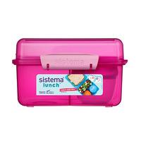 Sistema Lunch Cube Max with Youghurt Pot 2L - Rosa