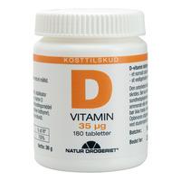 Natur-Drogeriet D3-vitamin 35 µg - 180 tabl.