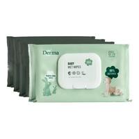 Tilbud - Derma Eco baby wipes - 4x64 ledd