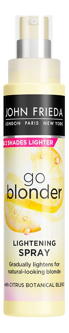 John Frieda Go Blonder Spray Braune Haare John Frieda Sheer Blonde Go Blonder Controlled Lightening Spray