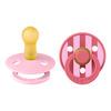 BIBS Studio Colour Block Latex Baby Pink Coral Mix 2 pak - Flere størrelser - Str. 2