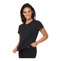 Boody Women's Crew Neck T-Shirt, sort - L