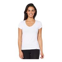 Boody Women's V-Neck T-Shirt, hvit - M