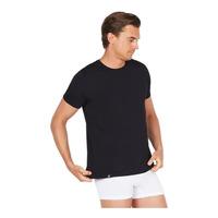 Boody Men's Crew Neck T-Shirt, sort - XL