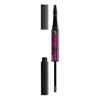 NYX Zero To Brow Longwear Brow Gel - 08 Black