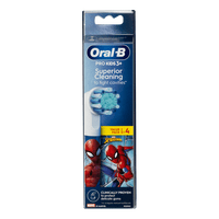 Oral-B Pro Kids 3+ Spiderman Børstehoder - 4 stk.