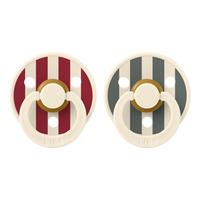 BIBS Studio Colour Block Latex Ruby Pine Mix 2 pakning - Flere størrelser