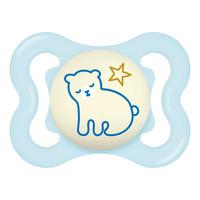 MAM Supreme Night Silikon Smokk 0-6 mnd. - Blå