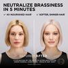 L'Oréal Paris Préférence Le Blonding Toner Platinum Ice før og etter bilde