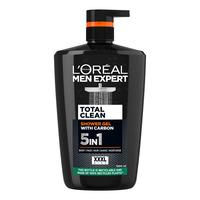 L'Oréal Paris Men Expert Total Clean Shower Gel - 1000 ml.