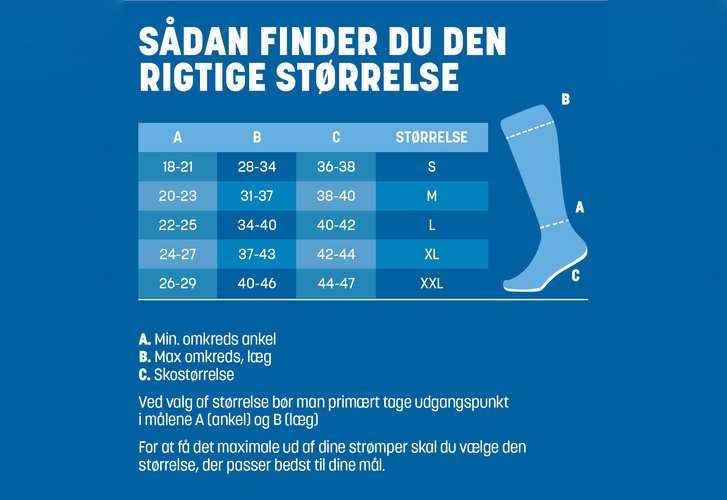Kjøp Mabs Thin Cotton Knee Black - Forskjellige størrelser på Med24.no