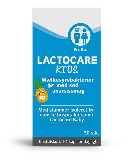Kjøp Lactocare Kids - 30 tyggetabletter billig på Med24.no