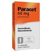 Paracet 60 mg stikkpiller