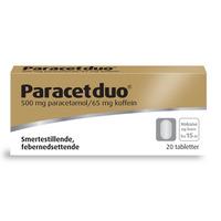 Paracetduo 500/65 mg tabletter