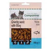 Companion Cat Crunchy Snack m. Torsk - 55 g