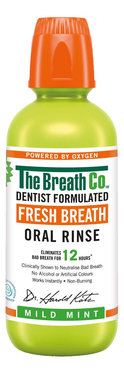 The Breath Co Fresh Breath Oral Rinse Mild  Mint 500 Ml main image 1
