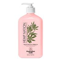Australian Gold Hemp Nation Bodylotion White Peach and Hibiscus - 535 ml