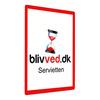 Blivved servietten - 8 stk