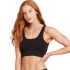 Boody Ribbed Seamless Bra Black - 1 stk - Liten