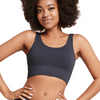 Boody Ribbed Seamless Bra Storm - 1 stk - Liten