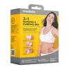 Medela 3-i-1 Amme- & Pumpe-BH - Hvit - Flere størrelser - S