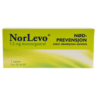 Norlevo tablett 1,5 mg - 1 tabl.