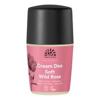Urtekram Beauty Soft Wild Rose Cream Deo Roll-On – 50 ml