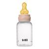 BIBS Baby Bottle Round Latex 150 ml Slow Flow Blush - 1 stk.