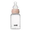 BIBS Baby Bottle Round Silicone 150 ml Slow Flow Blush - 1 stk.