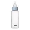 BIBS Babyflaske Rund Silikon 270 ml Medium Flow Baby Blå - 1 stk.