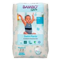 Bambo Nature Svømmebleie M 12+ kg - 12 stk.