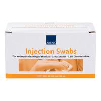 Abena Desinfeksjonsserviett til hud m. klorhexidin - 100 stk.