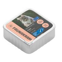 Faunakram pate til katt m. laks og gresskartopping - 100 g.