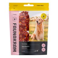 Faunakram godbiter m. and og sweet potato, valuepack - 300 g.