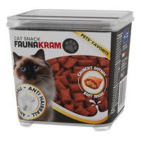 Faunakram godbiter til katt, anti-hairball m. malt - 75 g.