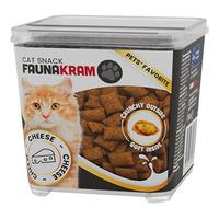 Faunakram godbiter til katt m. ost & kylling - 75 g.