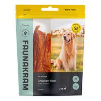 Faunakram hundesnack m. kyllingbrystfilet, valuepack - 300 g.