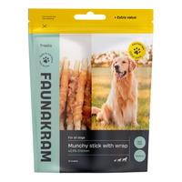 Faunakram tyggepinne m. kyllingwrap, valuepack - 300 g.