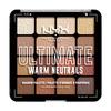 NYX Ultimate Shadow Palette 16-Pan 05W Warm Neutrals - 12,8 g