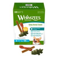 Whimzees Godteboks Mix S, 56 stk. (840 g)