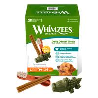 Whimzees Godteboks Mix L, 14 stk. (840 g)