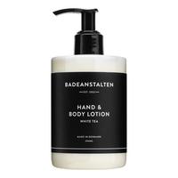 Hånd- og bodylotion med hvit te fra Badeanstalten – 300 ml.